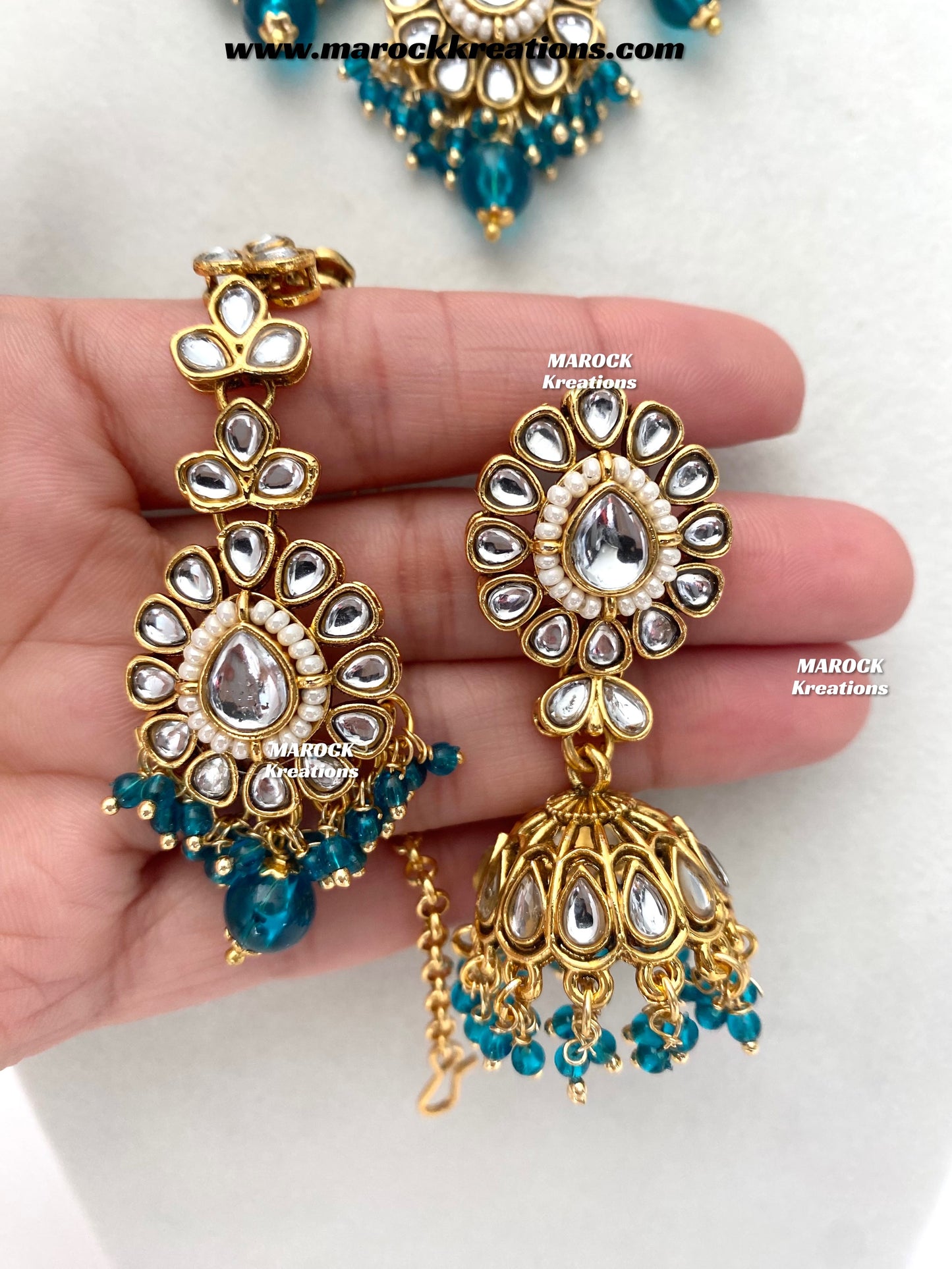 Shaneel Premium quality Kundan Choker set