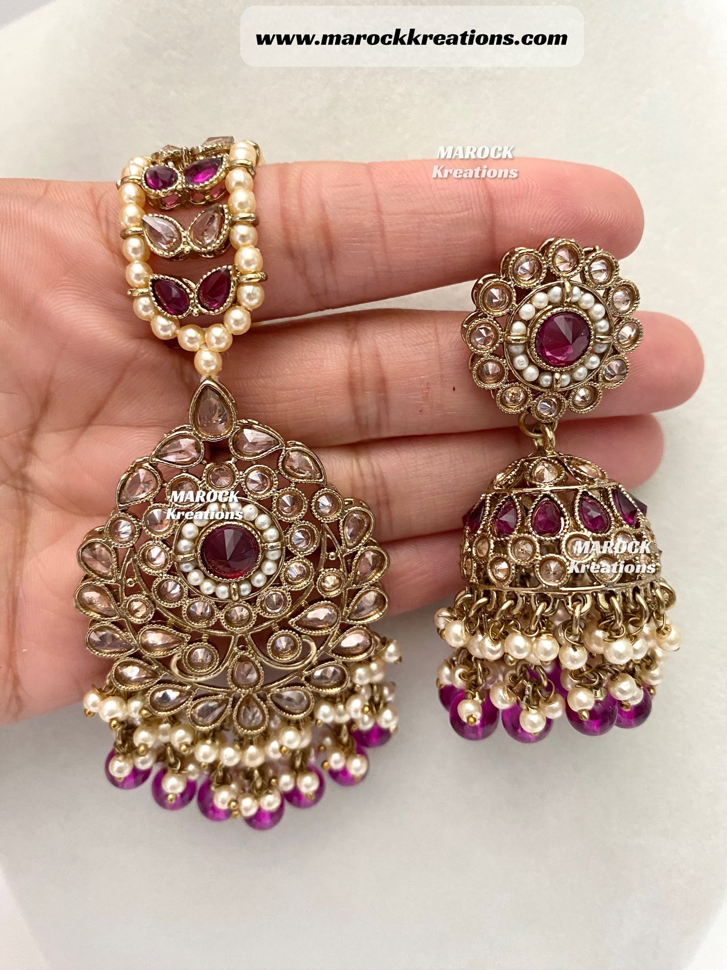 Aalia Antique Polki Necklace set