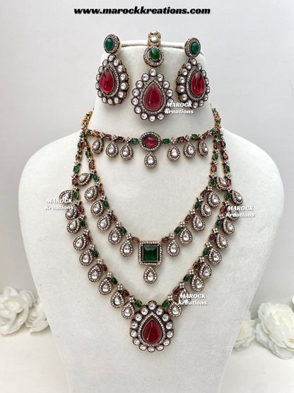 Darsha Sabyasachi inspired Victorian Kundan Statement necklace set