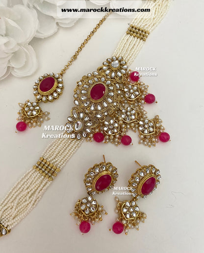 Barbie Kundan Choker set