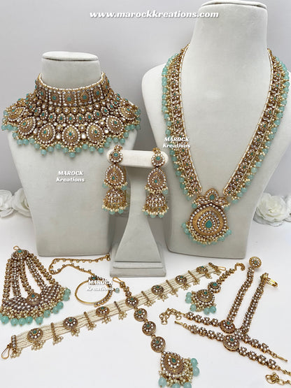Salma Premium Quality Kundan Bridal set/bridal jewelry