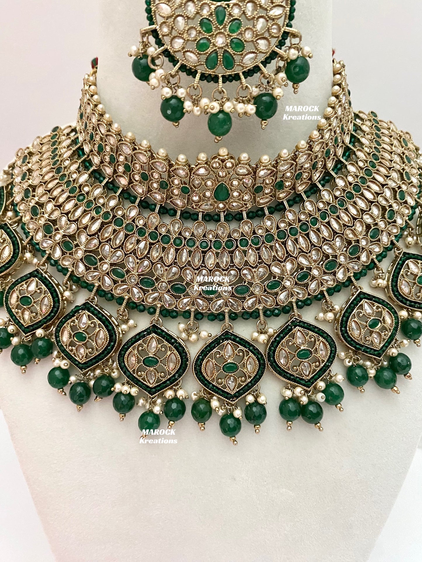 Tashi Premium Quality Polki Statement Bridal set