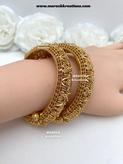 Sandhya Premium Quality Gold plated openable kade/Bangles/Kangan