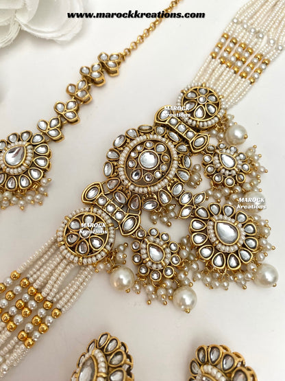 Shaneel Premium quality Kundan Choker set