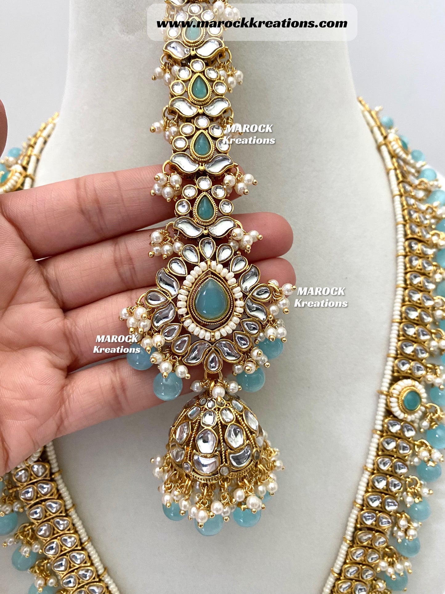 Premium Quality Kundan Bridal set/Indian bridal jewelry