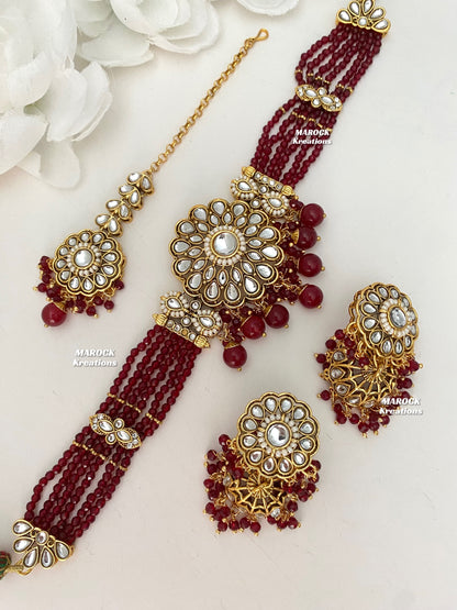 Ginni Premium Quality Kundan choker set