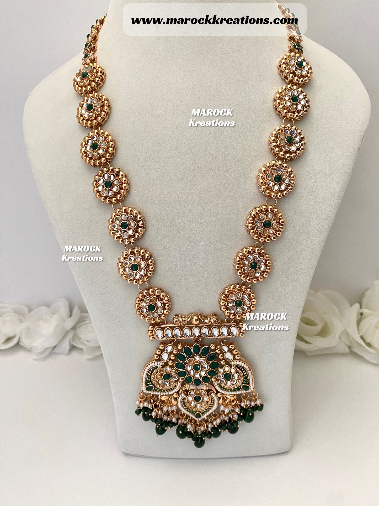 Farah Premium Quality Kundan Bridal set/Indian bridal jewelry