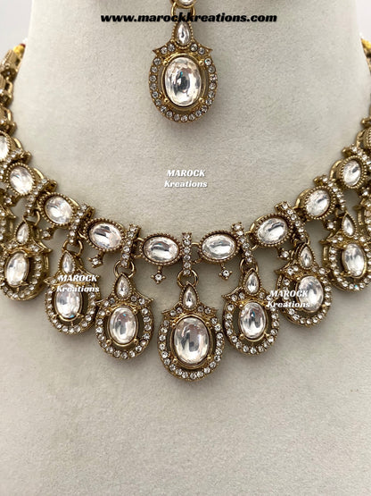 Areeba Kundan Necklace set