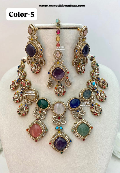 Niharika Sabyasachi inspired Premium Quality Kundan statement choker/necklace set
