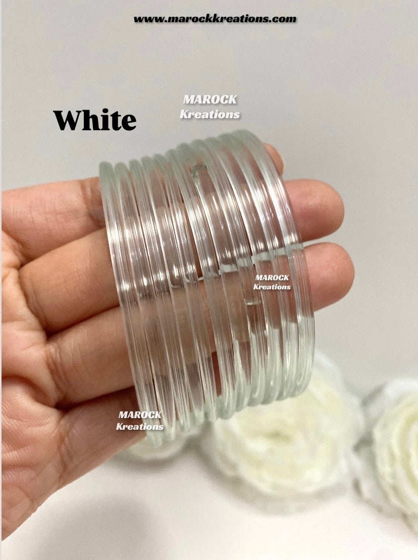 Jelly Glass bangles (Pack of 1 dozen)