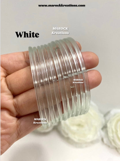 Jelly Glass bangles (Pack of 1 dozen)