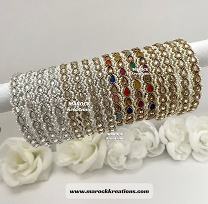 Purvi Premium quality Polki Bangles/Kade