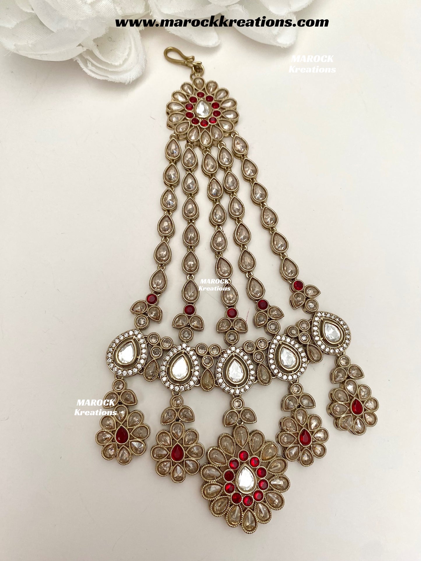 Premium Quality Moissanite Kundan Bridal set/bridal jewelry