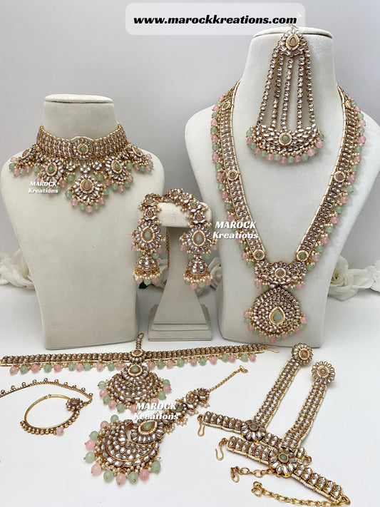 Premium Quality Kundan Bridal set/Indian bridal jewelry