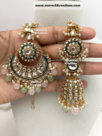 Mehak Premium Quality Kundan Statement Necklace set