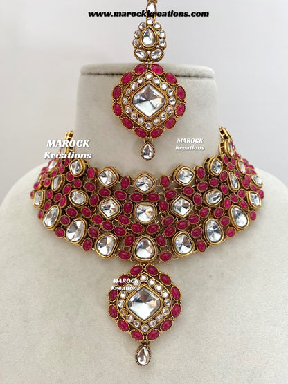 Roksana Sabyasachi inspired Premium Quality Kundan Statement Necklace set