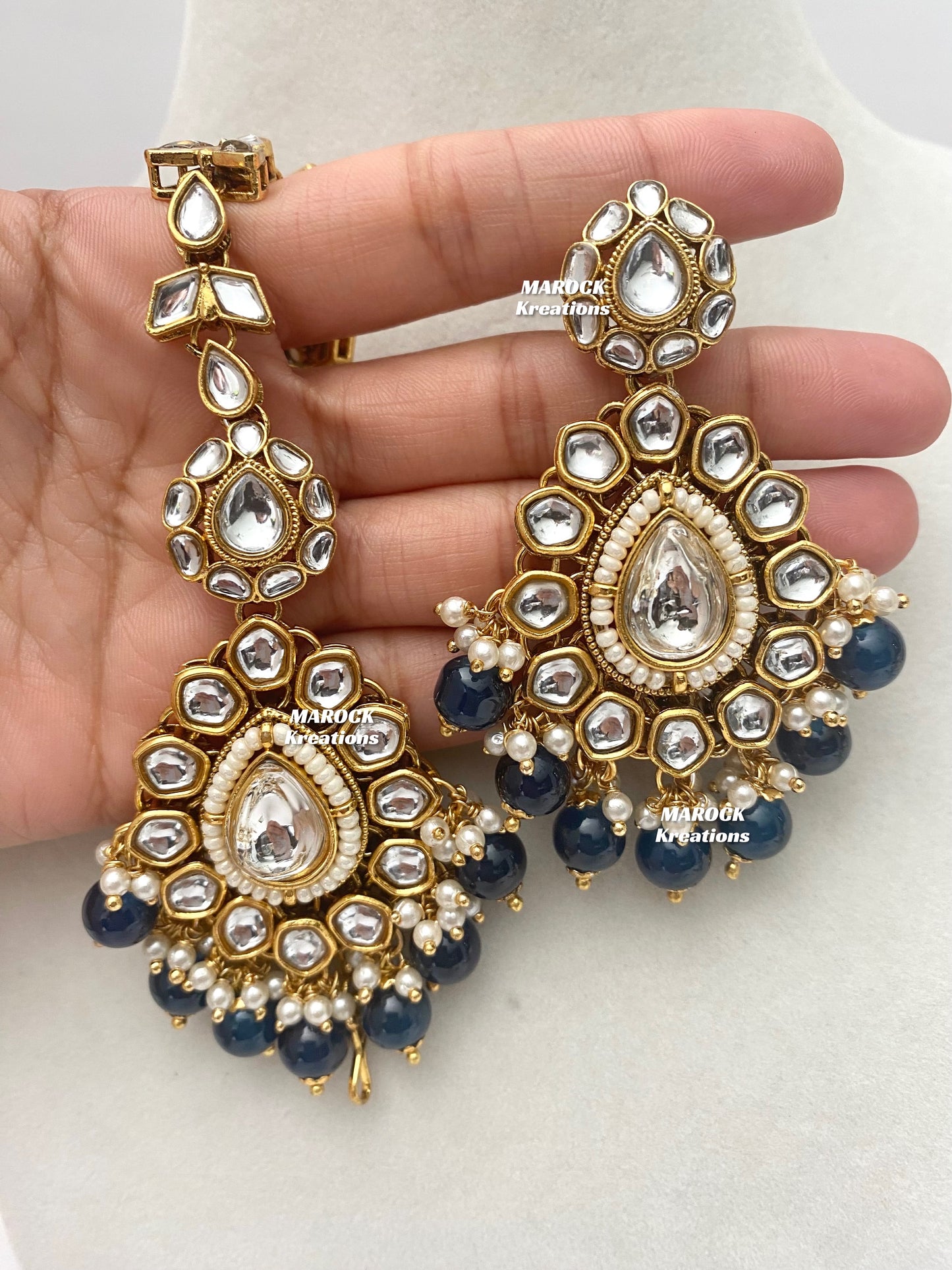 Sania Premium Quality Kundan Necklace set