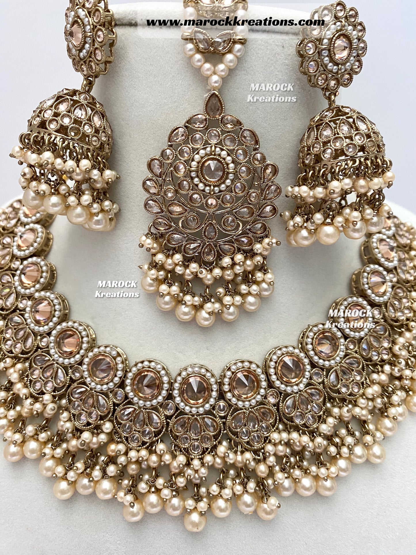 Aalia Antique Polki Necklace set