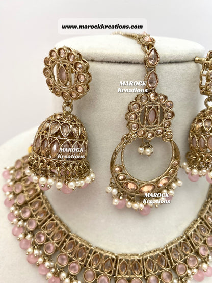 Alisha Antique Polki Choker/Necklace sets