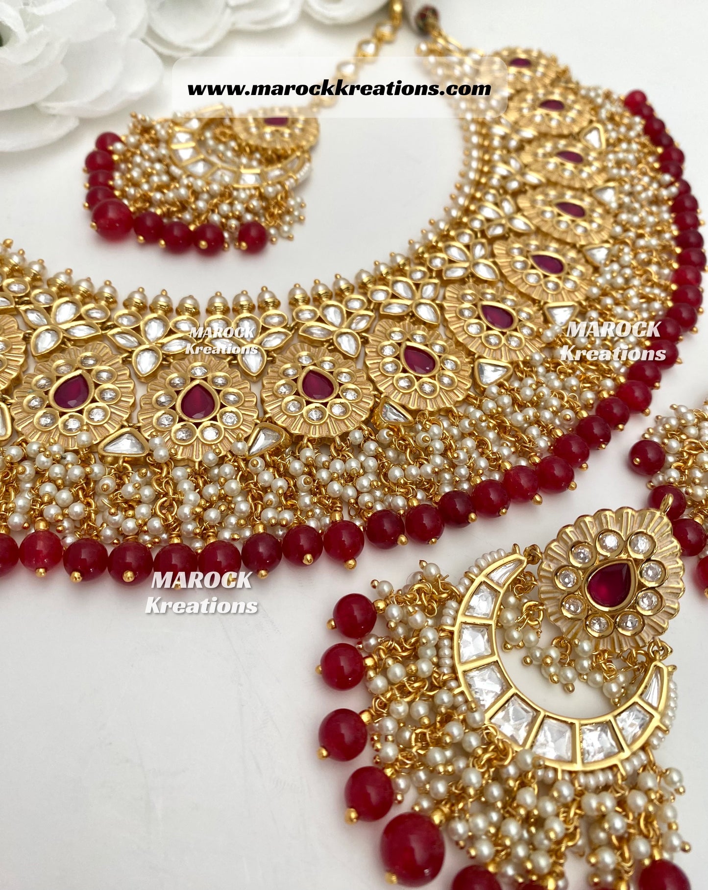 Pihu Tyani inspired Premium Quality Gold plated Kundan Necklace set/Bridal set