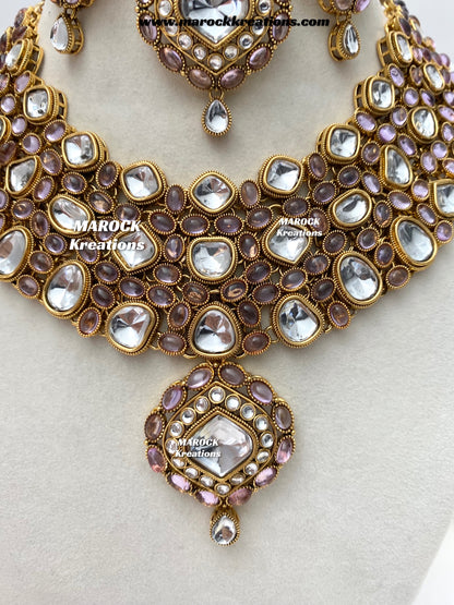 Roksana Sabyasachi inspired Premium Quality Kundan Statement Necklace set