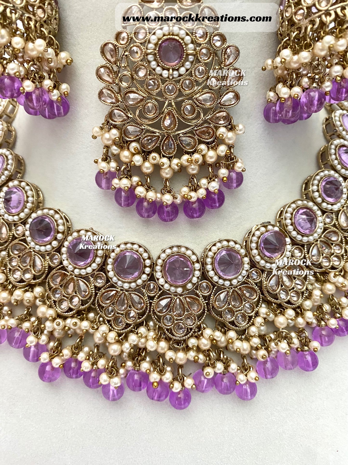 Aalia Antique Polki Necklace set