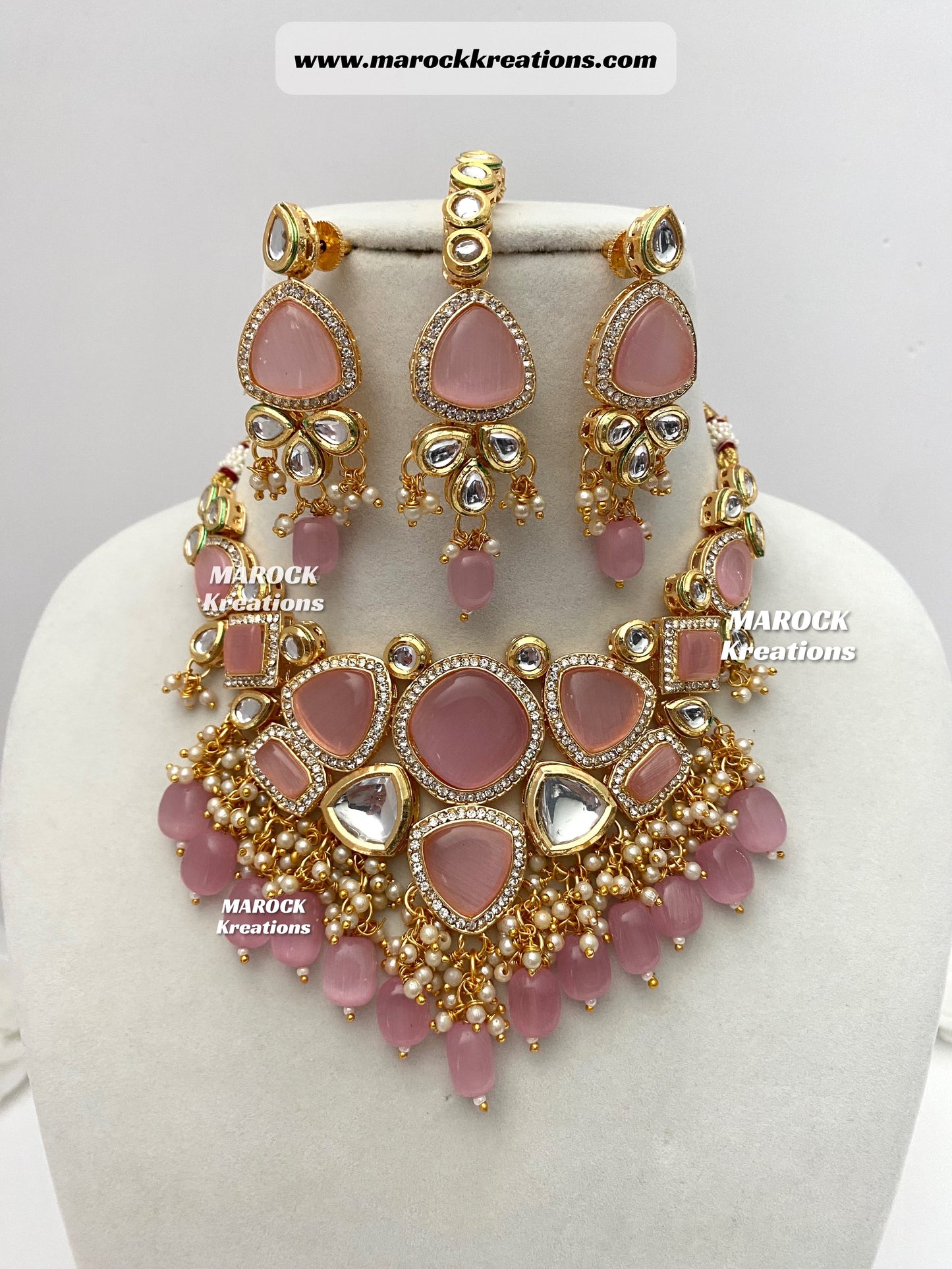 Kundan Statement Necklace set