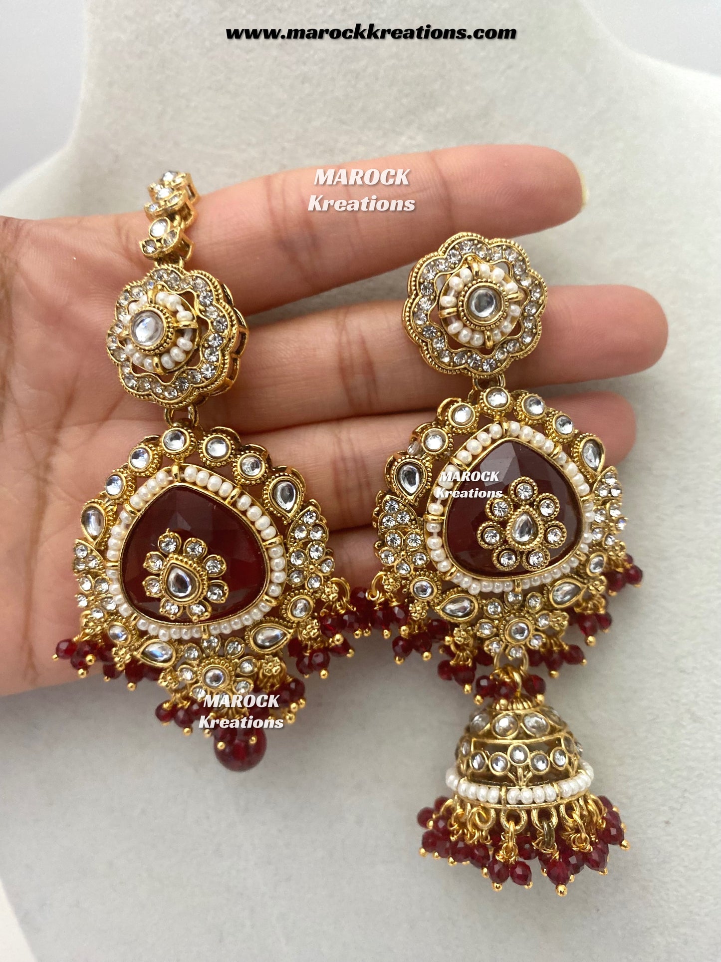 Premium Quality Kundan Bridal set/Indian bridal jewelry