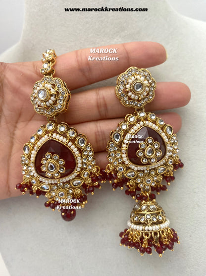 Premium Quality Kundan Bridal set/Indian bridal jewelry