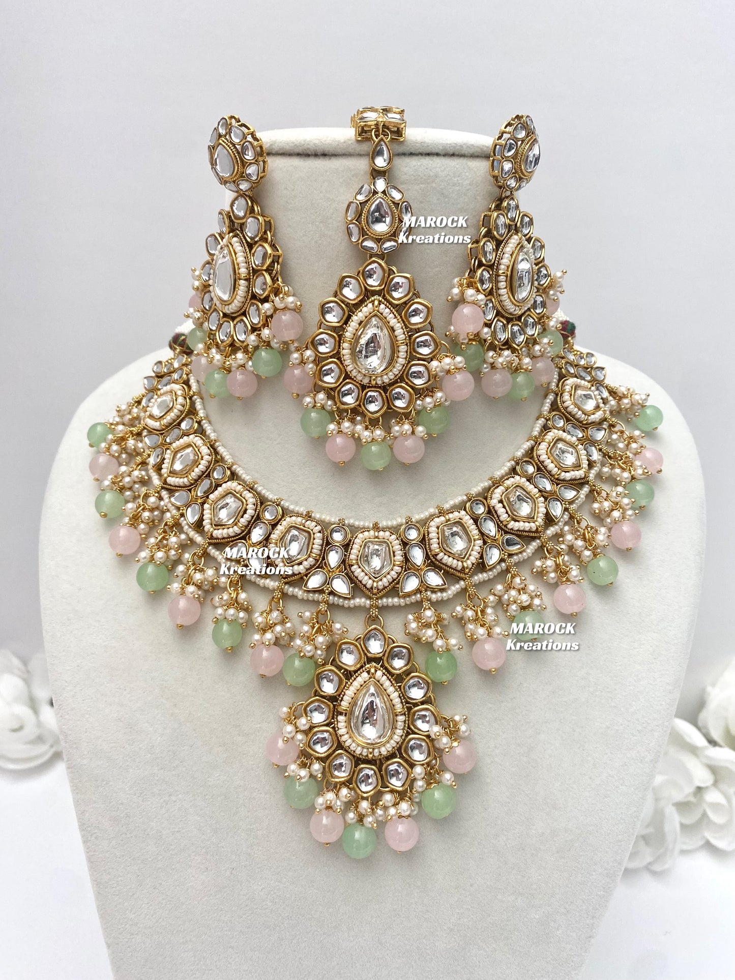 Sania Premium Quality Kundan Necklace set