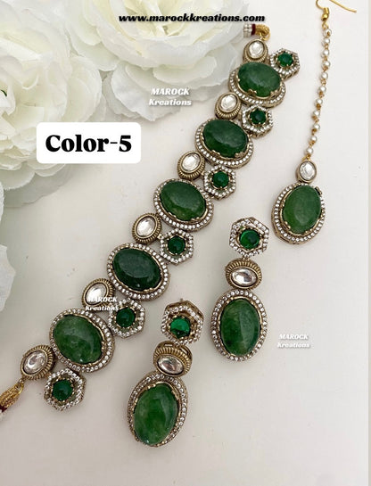Ridam Sabyasachi inspired Premium Quality Kundan statement choker set