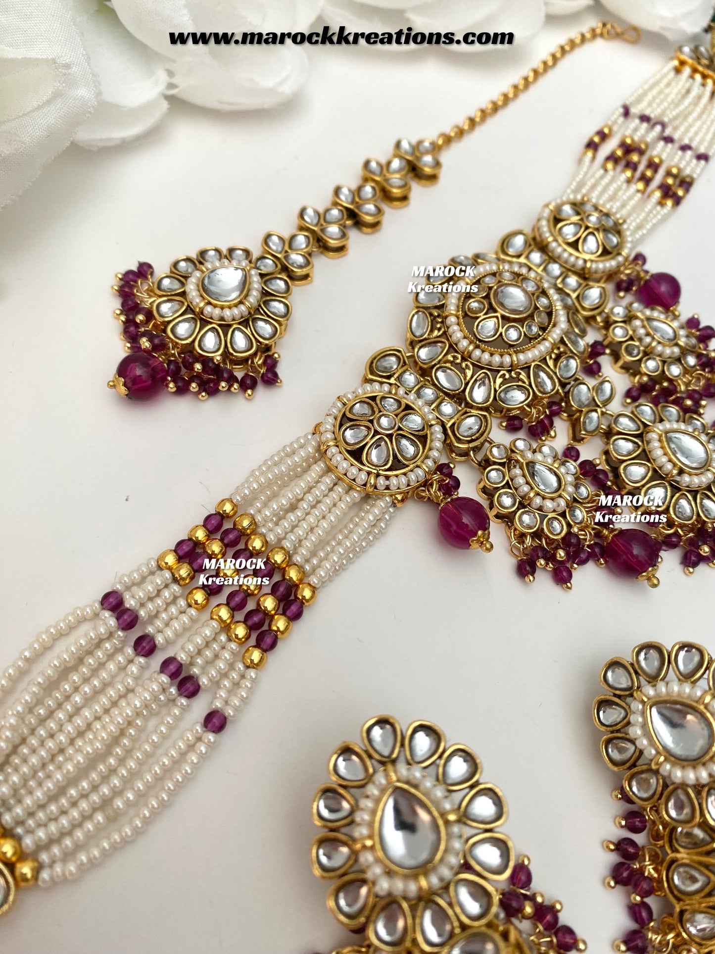 Shaneel Premium quality Kundan Choker set