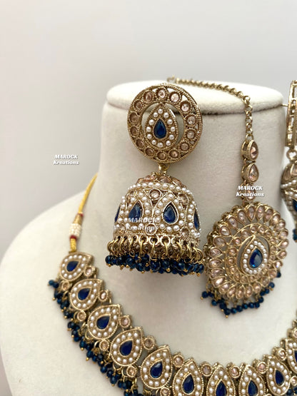 Tina Antique Polki Necklace set