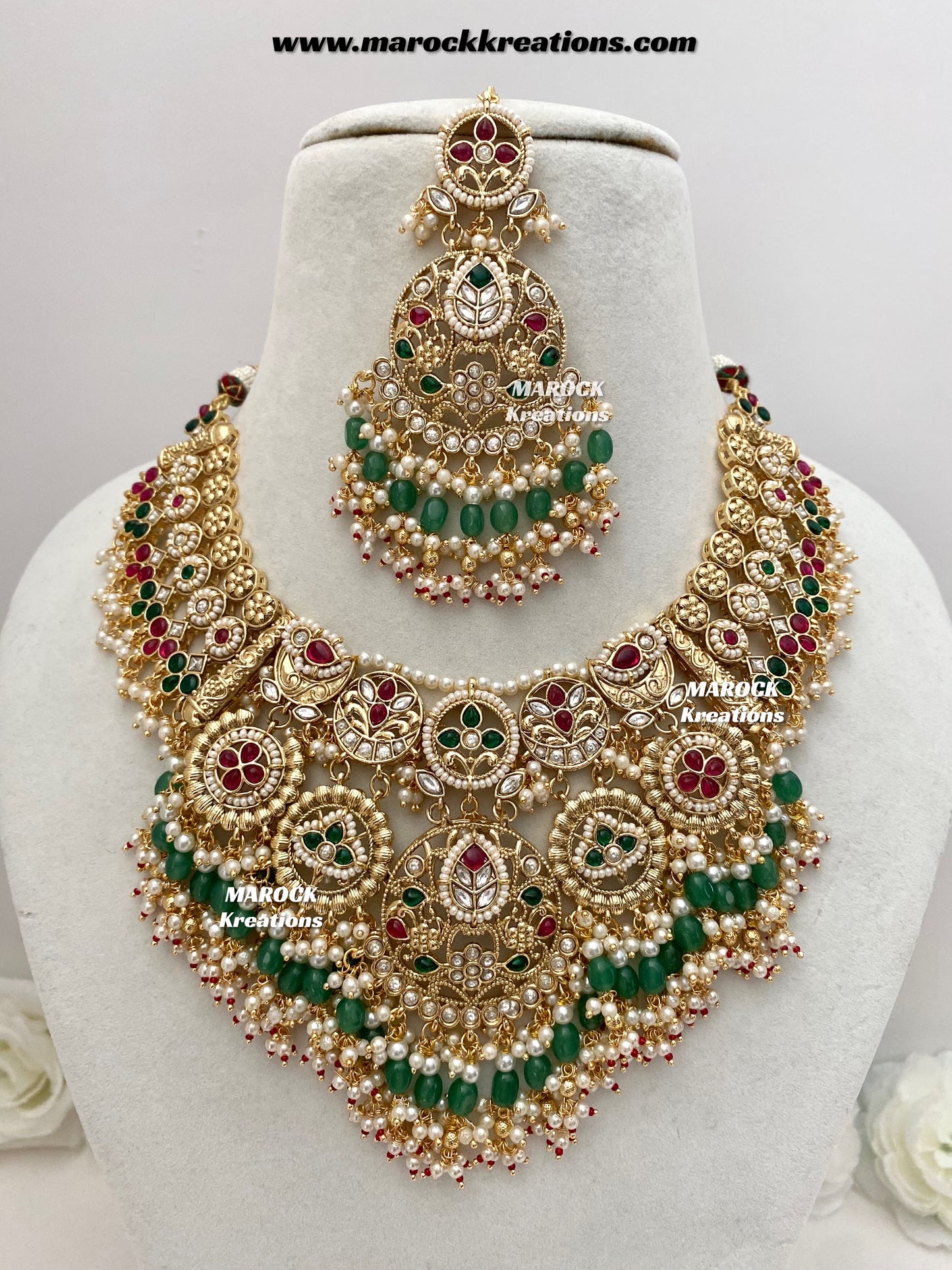 Rachna Premium Quality Kundan Bridal Set