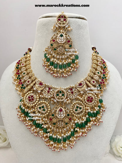 Rachna Premium Quality Kundan Bridal Set