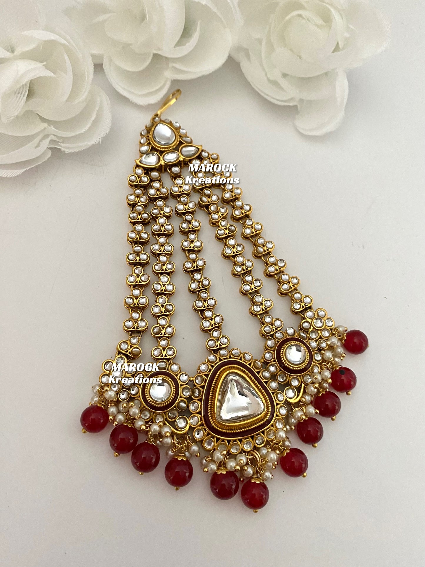 Oversized Kundan Jhoomer/Passa