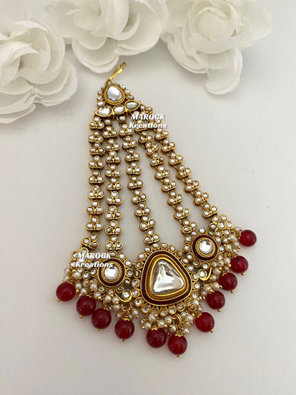 Oversized Kundan Jhoomer/Passa