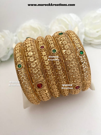 Ragini Premium Quality Gold plated Bangles/Kangan