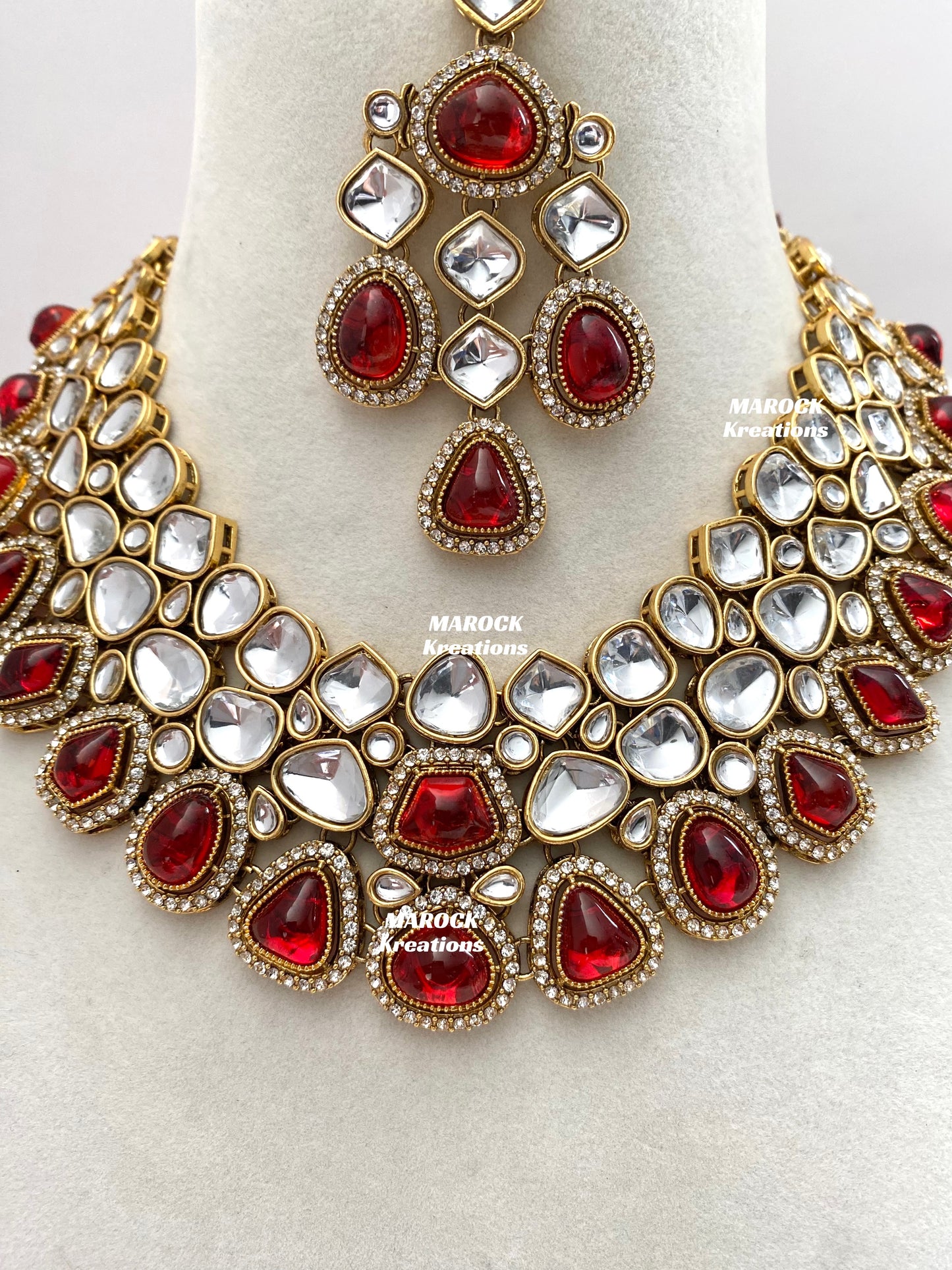 Patriza Sabyasachi inspired Premium Quality Kundan Statement Necklace set