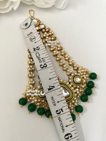 Oversized Kundan Jhoomer/Passa