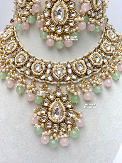 Sania Premium Quality Kundan Necklace set