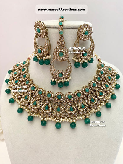 Antique Polki Necklace set