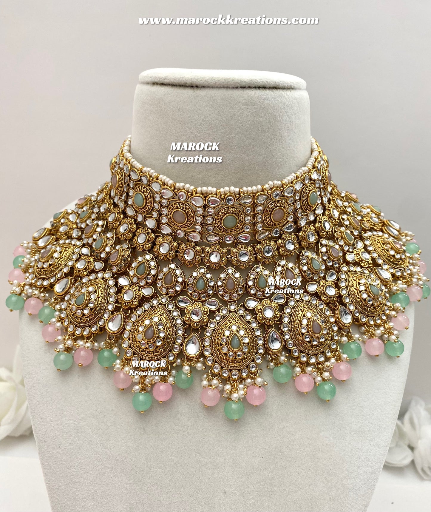 Salma Premium Quality Kundan Bridal set/bridal jewelry