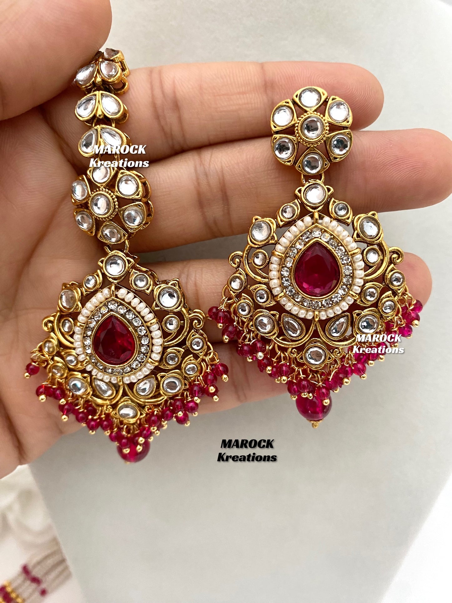 Mahima Premium Quality Kundan Choker set