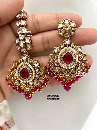 Mahima Premium Quality Kundan Choker set