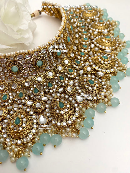 Salma Premium Quality Kundan Bridal set/bridal jewelry