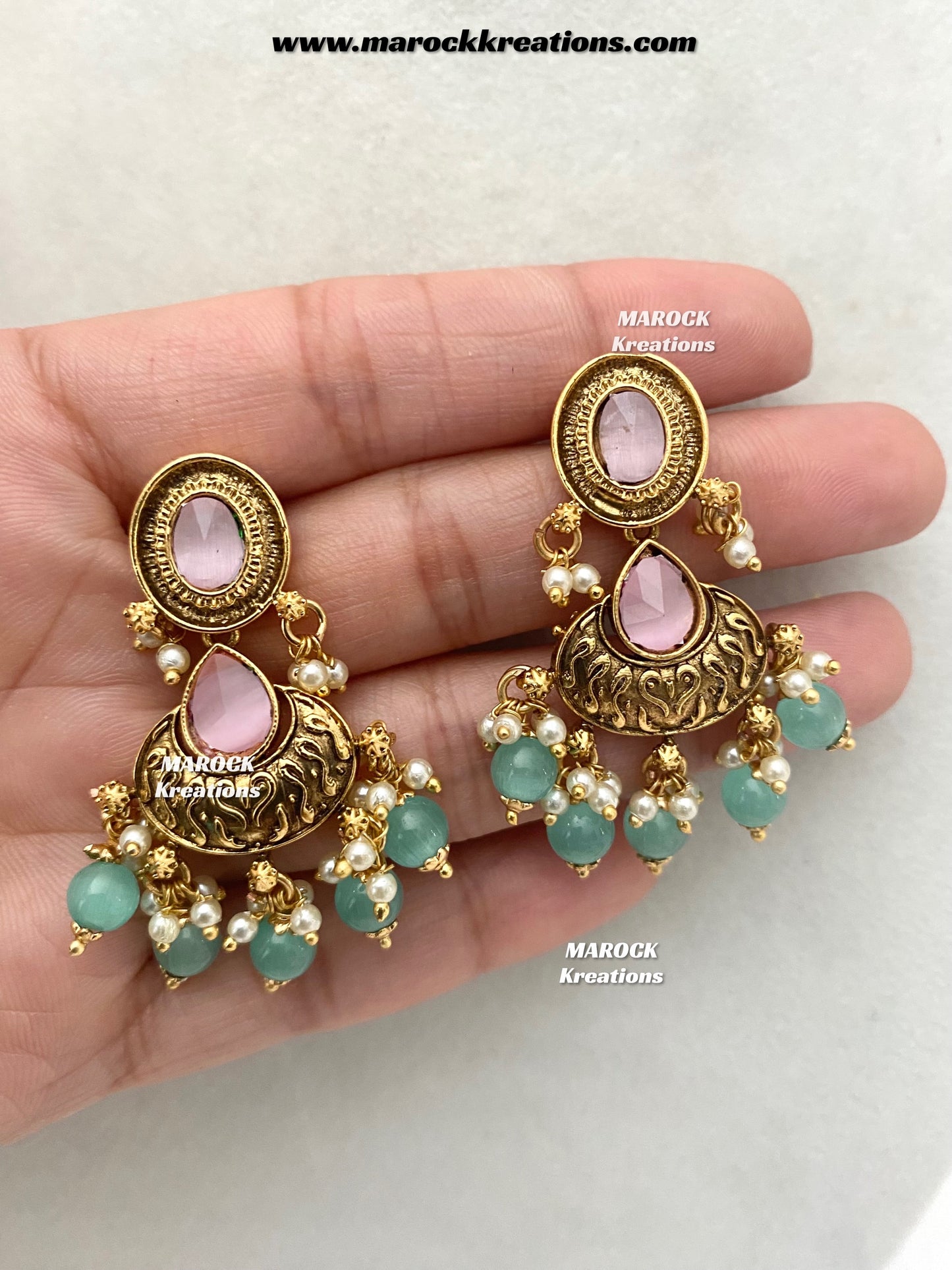 Sugandha Premium Quality Gold Plated Rajwadi choker set