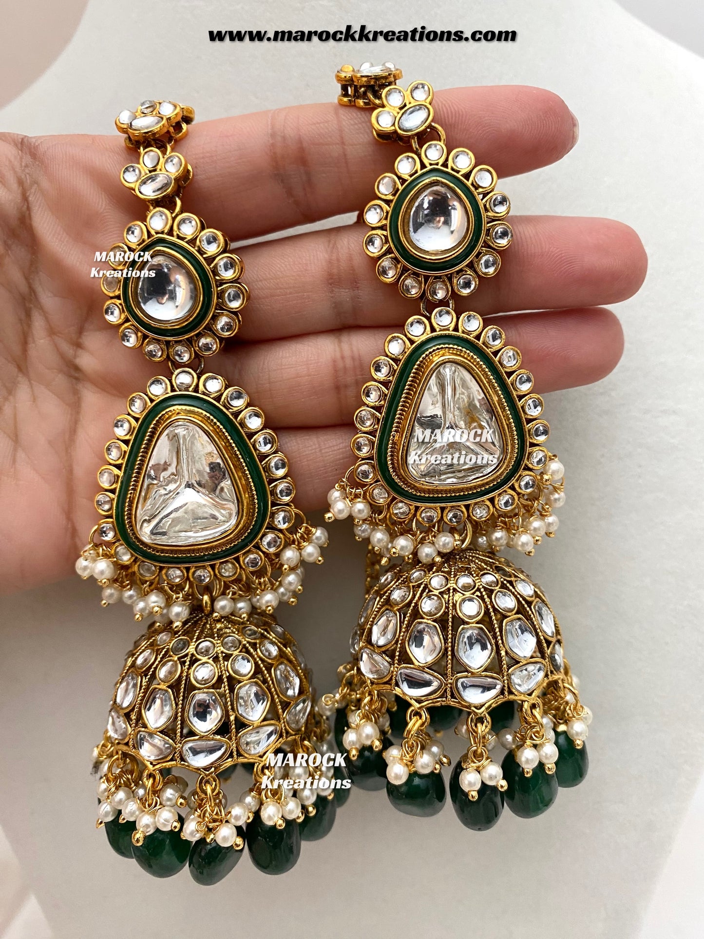 Nayema Premium Quality Kundan Statement Bridal set