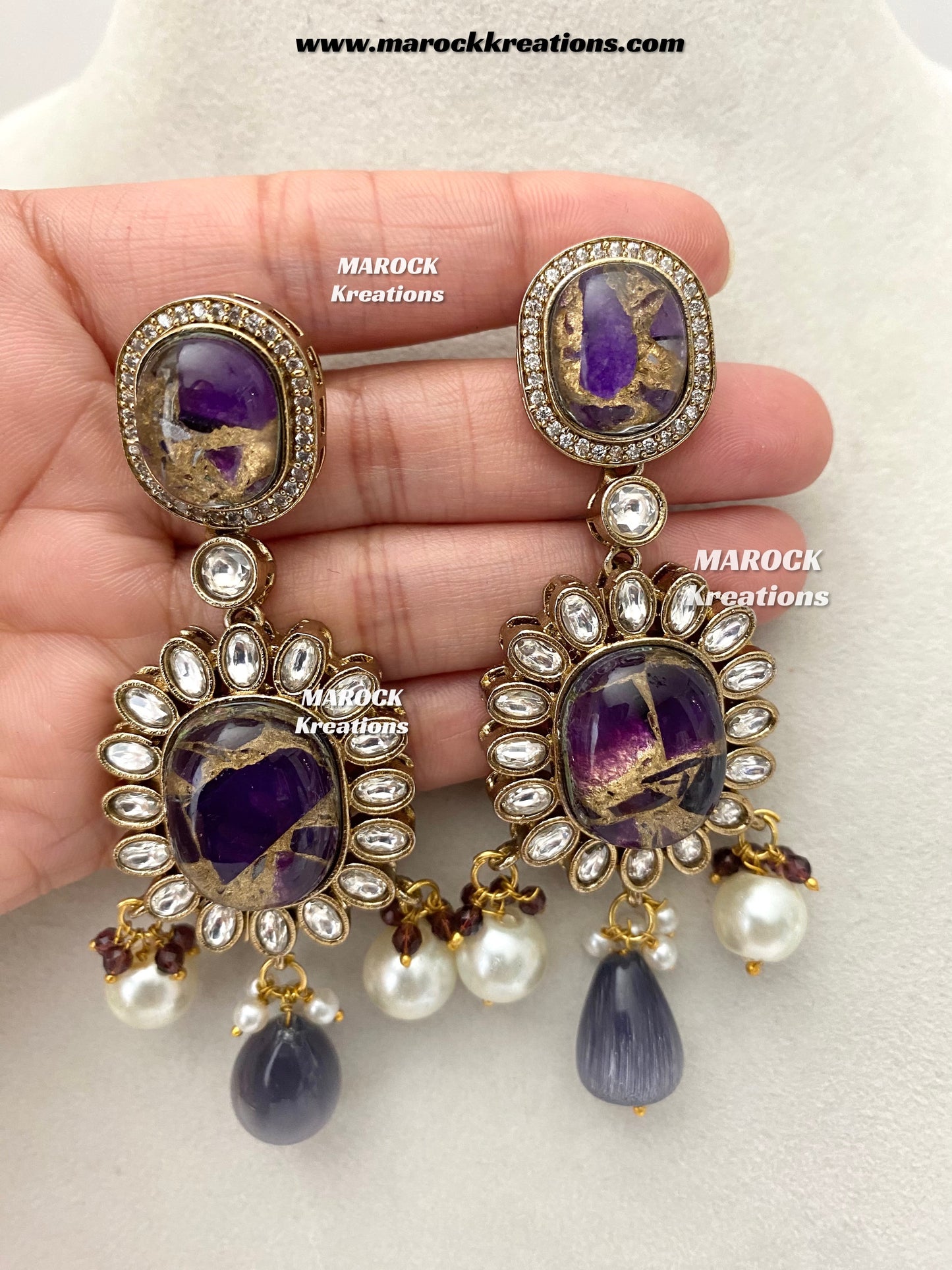 Jane Sabyasachi inspired Premium Quality  Kundan statement necklace set