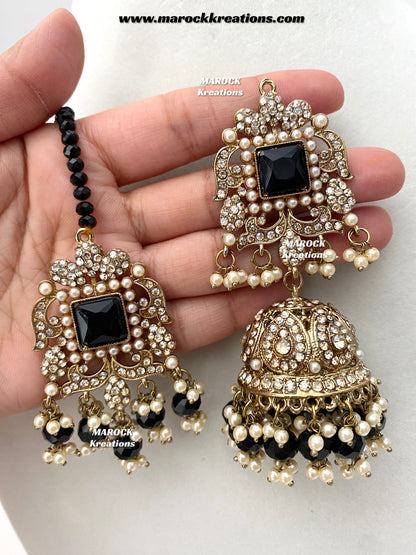 Sameena Premium Quality Pakistani Statement Rani haar set